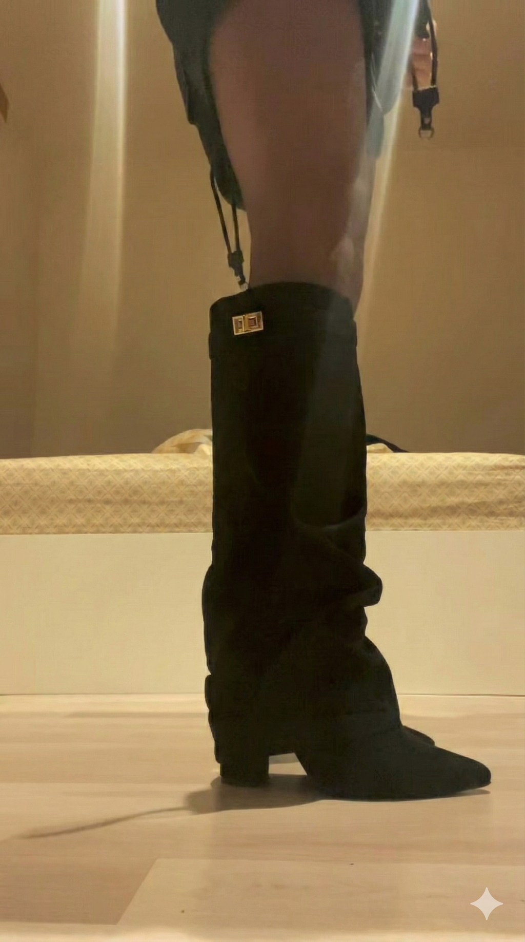 The "Uptown" Slouchy Lock Boots