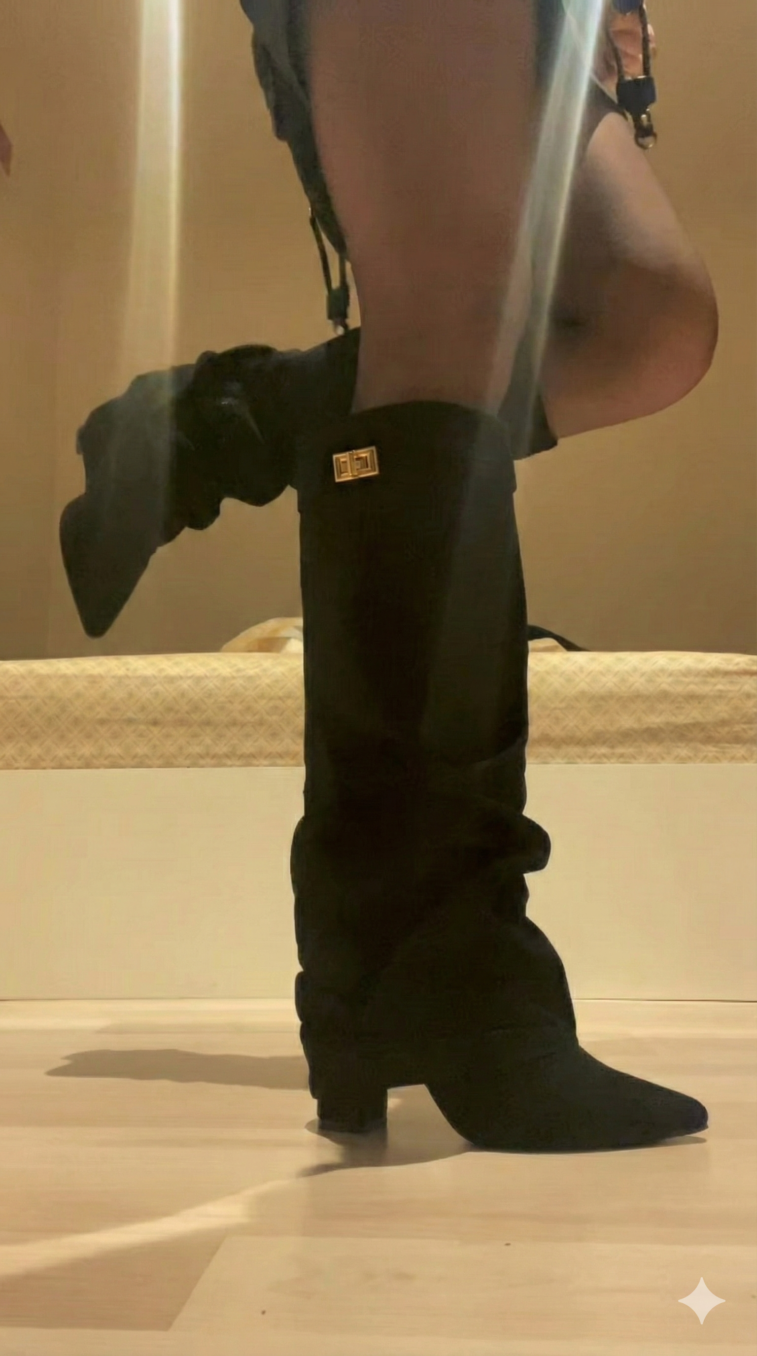 The "Uptown" Slouchy Lock Boots