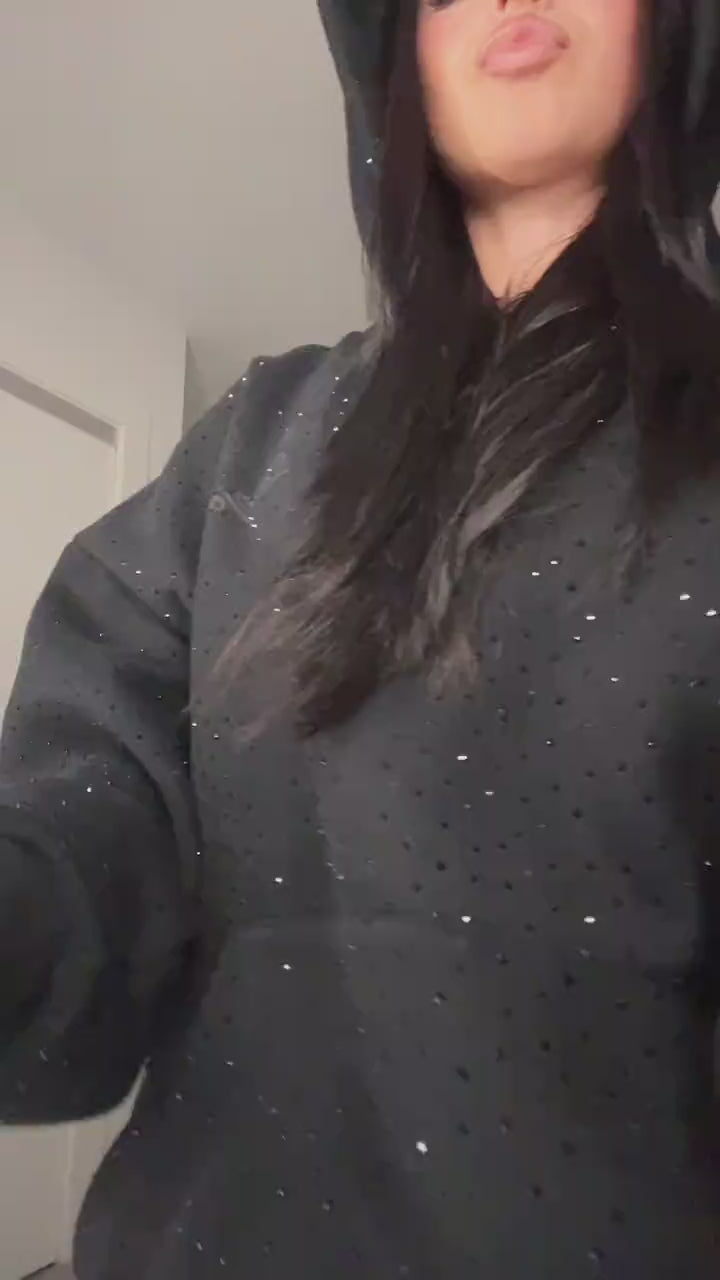 The "Midnight Sky" All-Over Sparkle Hoodie