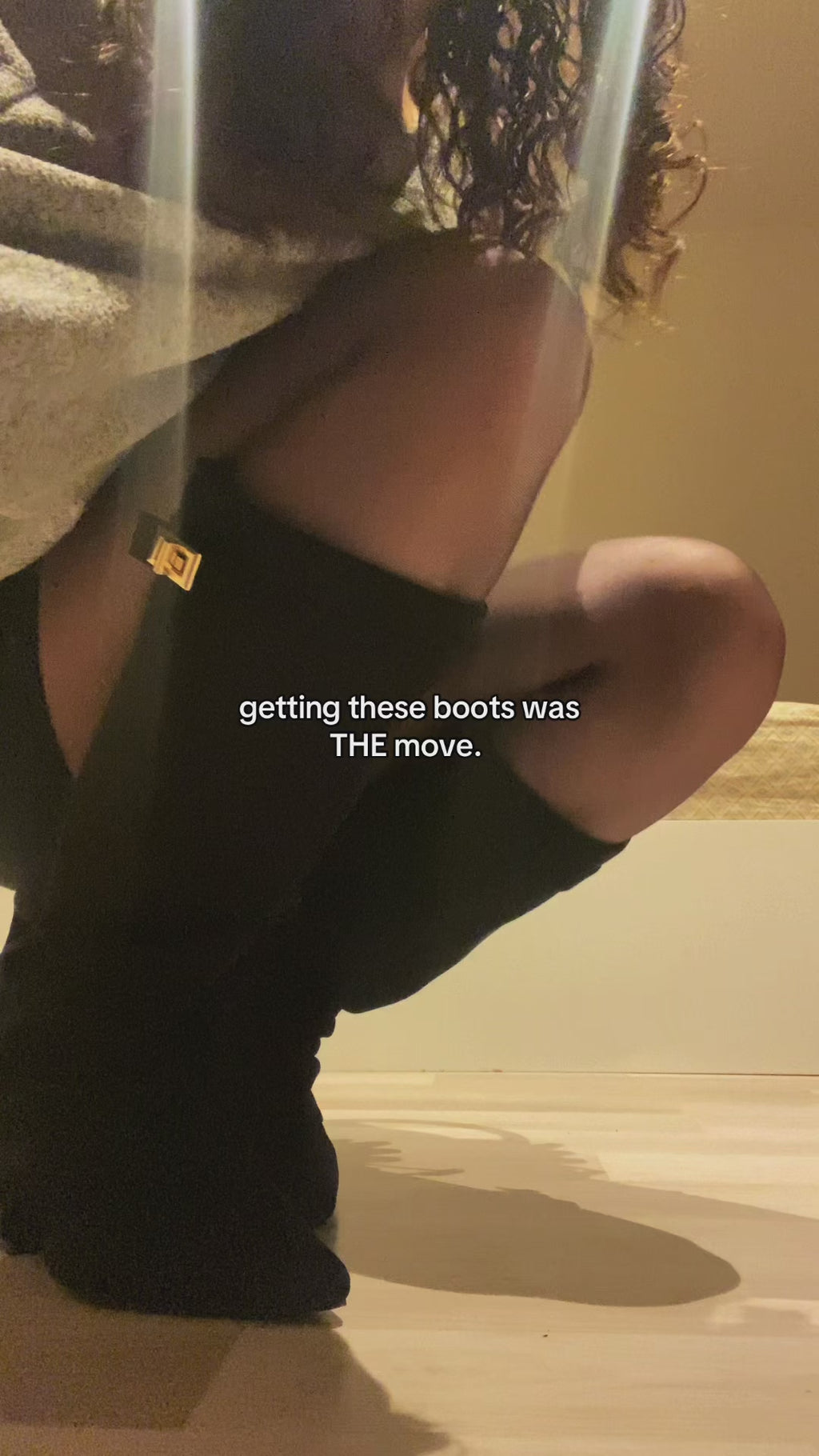 The "Uptown" Slouchy Lock Boots